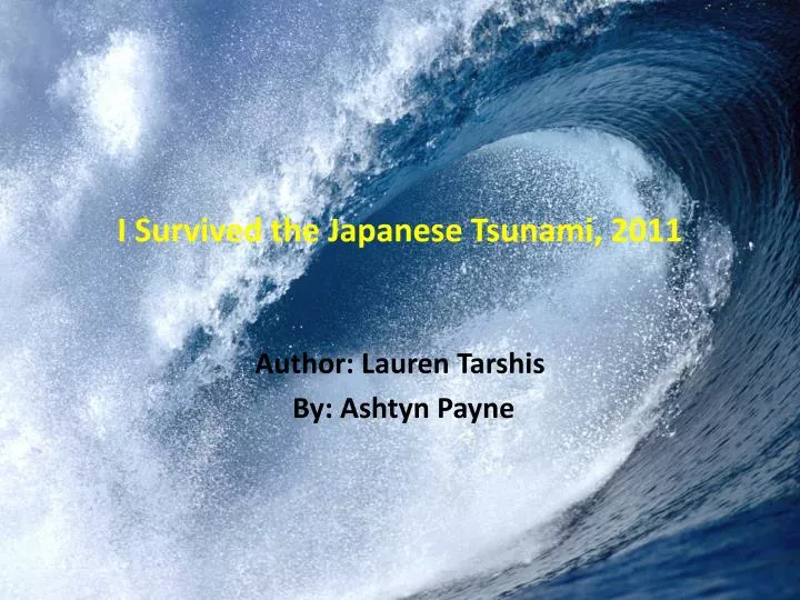 i survived the japanese tsunami 2011