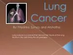 Lung Cancer - slide 1