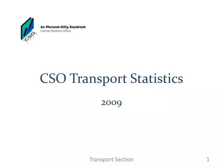 cso transport statistics