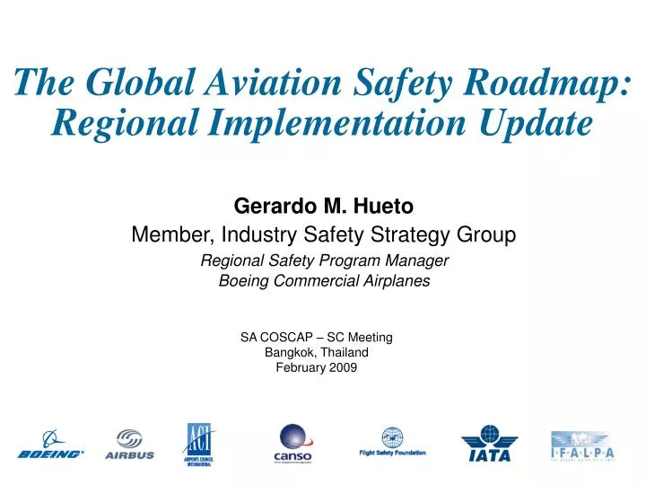 the global aviation safety roadmap regional implementation update