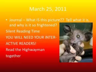 march 25 2011
