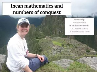 Incan mathematics and numbers of conquest