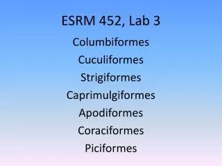 ESRM 452, Lab 3
