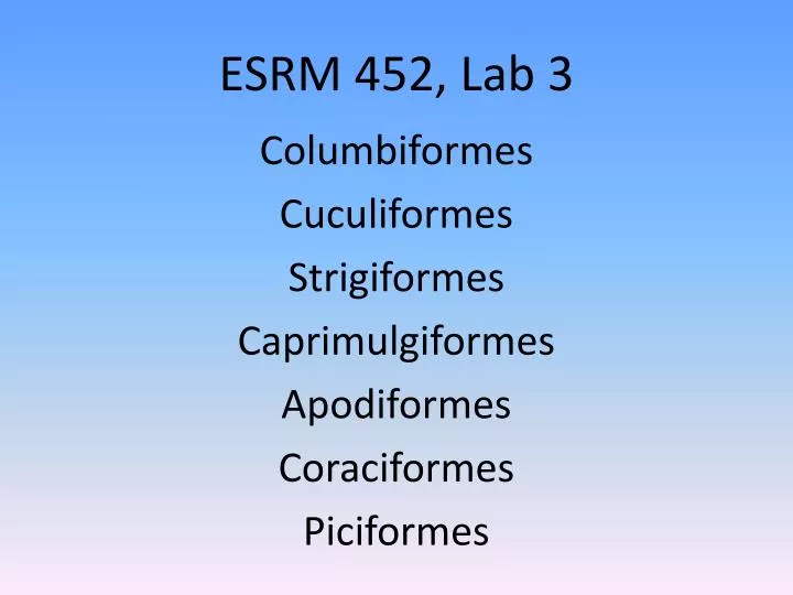 esrm 452 lab 3