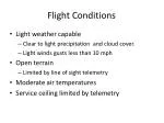 Flight Conditions: Light Weather with Clear Skies and Moderate Temperatures - slide 1