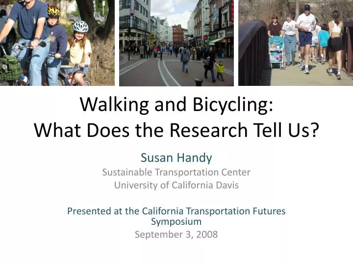 walking and bicycling what does the research tell us