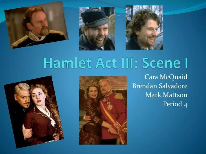 hamlet act iii scene i