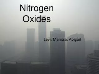 nitrogen oxides