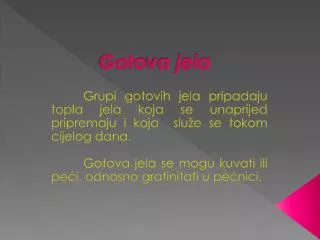 got o va jela
