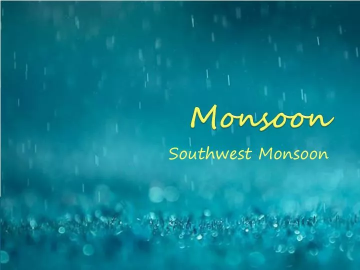 monsoon