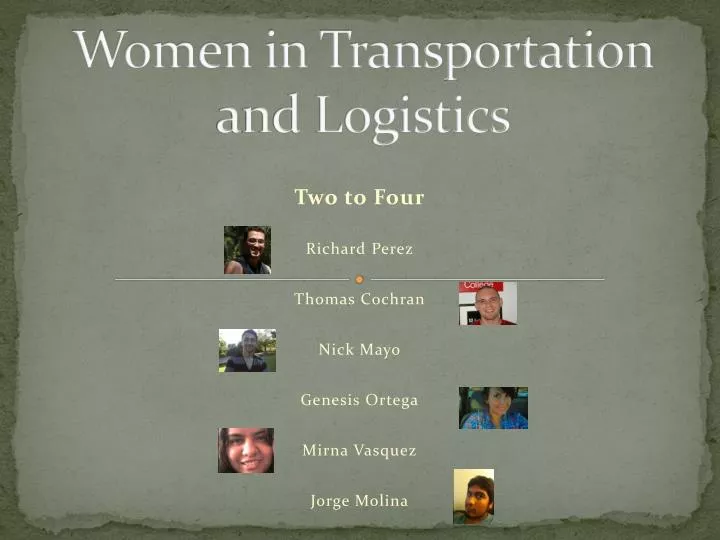 women in transportation and logistics