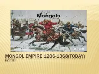 Mongol Empire 1206-1368(today) page 272
