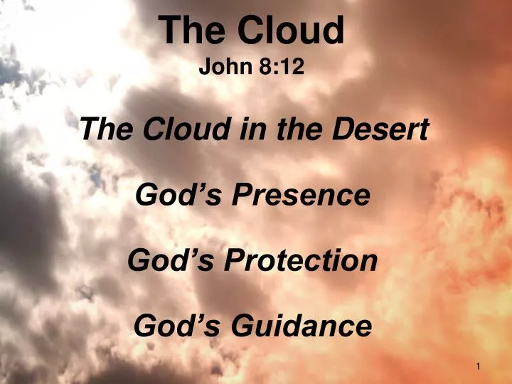 the cloud john 8 12