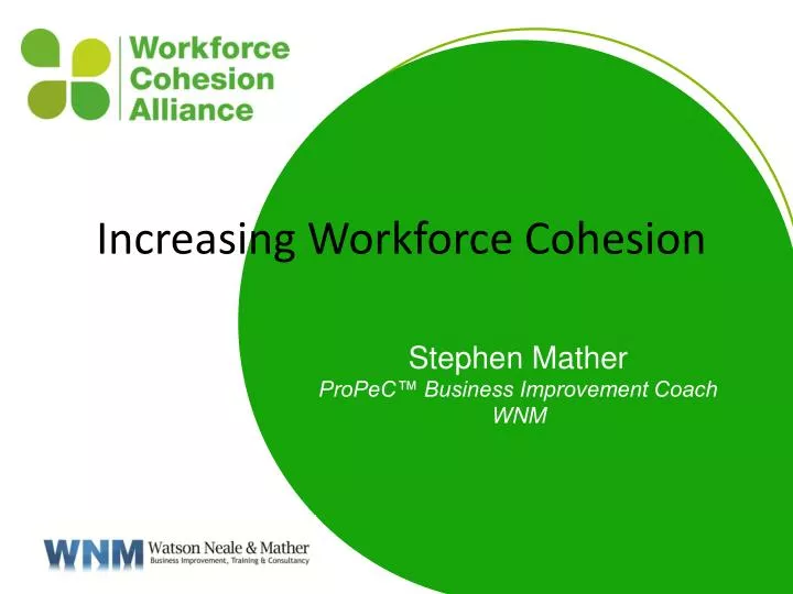 increasing workforce cohesion