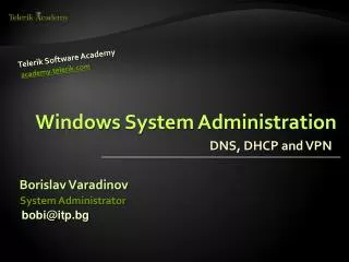 Windows System Administration