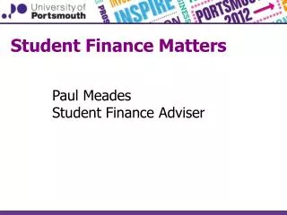 Student Finance Matters