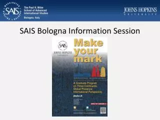 SAIS Bologna Information Session