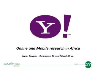 Online and Mobile research in Africa