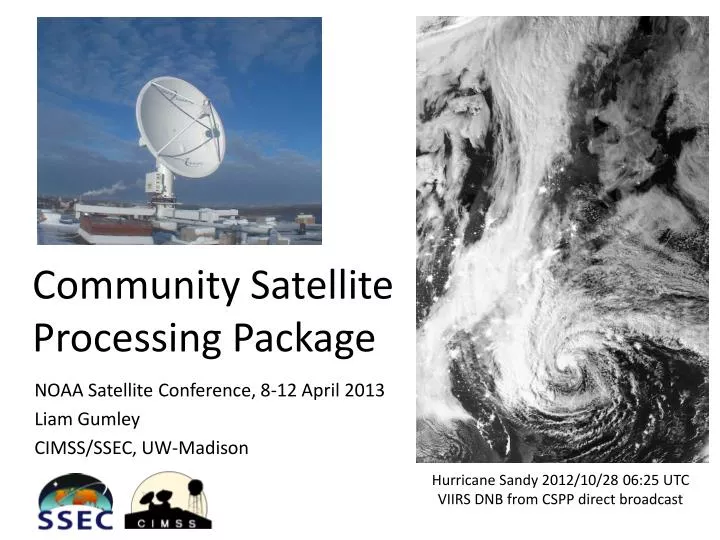 community satellite processing package