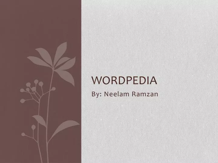 wordpedia