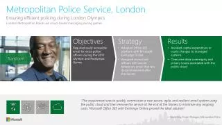 Metropolitan Police Service, London