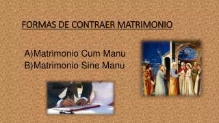 formas de contraer matrimonio
