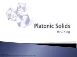 Platonic Solids