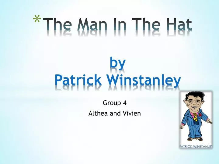 the man in the hat by patrick winstanley