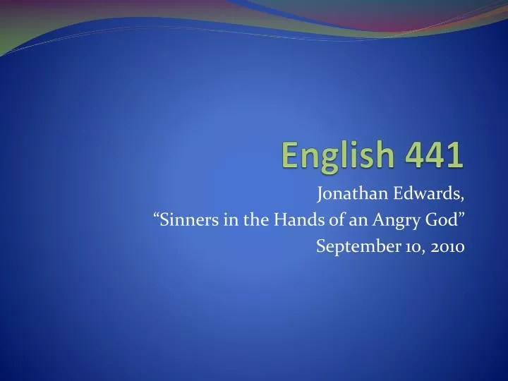 english 441