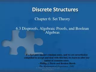 PPT - Discrete Structures PowerPoint Presentation, Free Download - ID ...