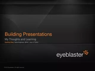 Building Presentations
