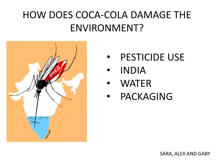 how does coca cola damage the environment