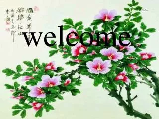 welcome