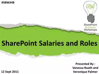 SharePoint Salaries and Roles