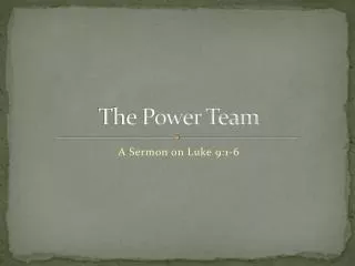 the power team