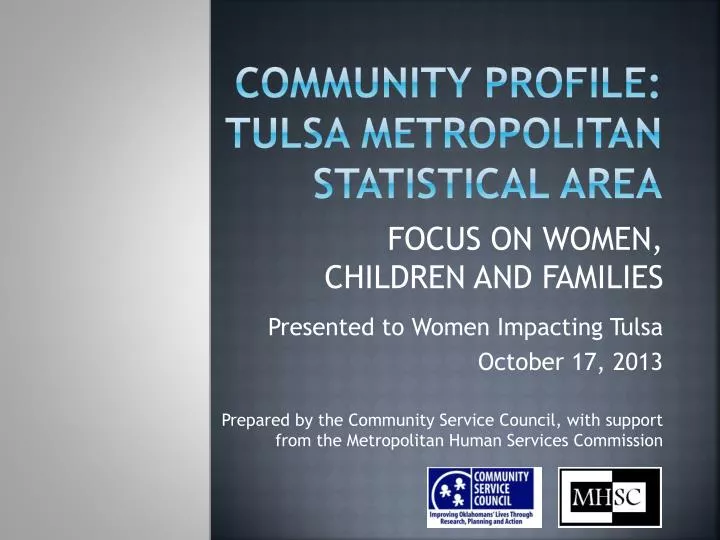 community profile tulsa metropolitan statistical area