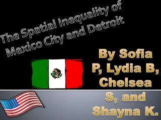 The Spatial Inequality of Mexico City and Detroit