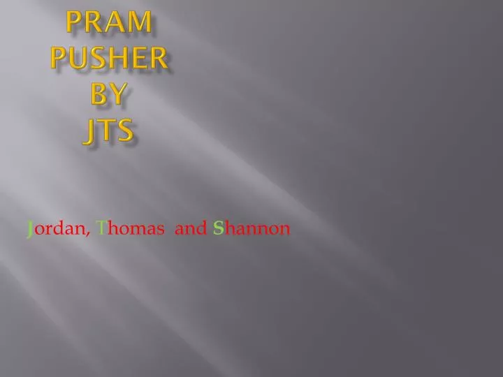 pram pusher by jts