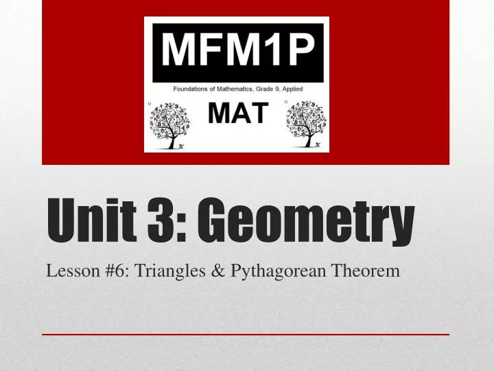 unit 3 geometry