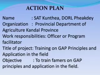 ACTION PLAN