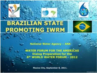 BRAZILIAN STATE PROMOTING IWRM