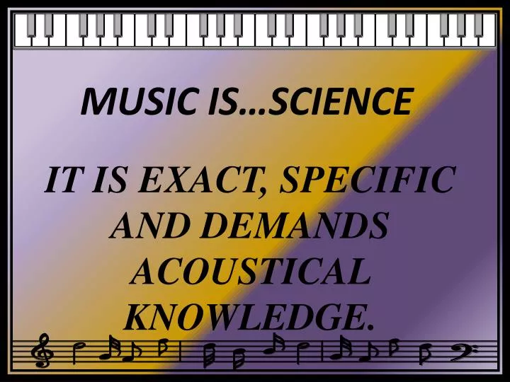 music is science