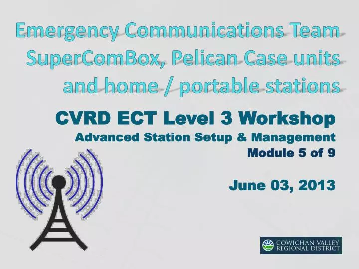 emergency communications team supercombox pelican case units and home portable stations