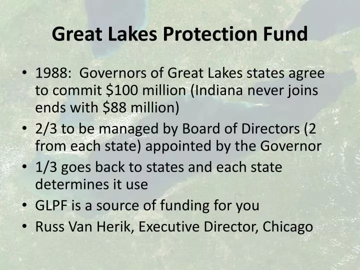 great lakes protection fund