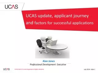 UCAS update, applicant journey and factors for successful applications