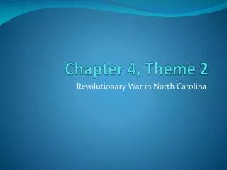 Chapter 4, Theme 2