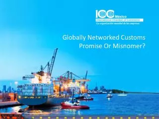 Globally Networked Customs Promise Or Misnomer ?