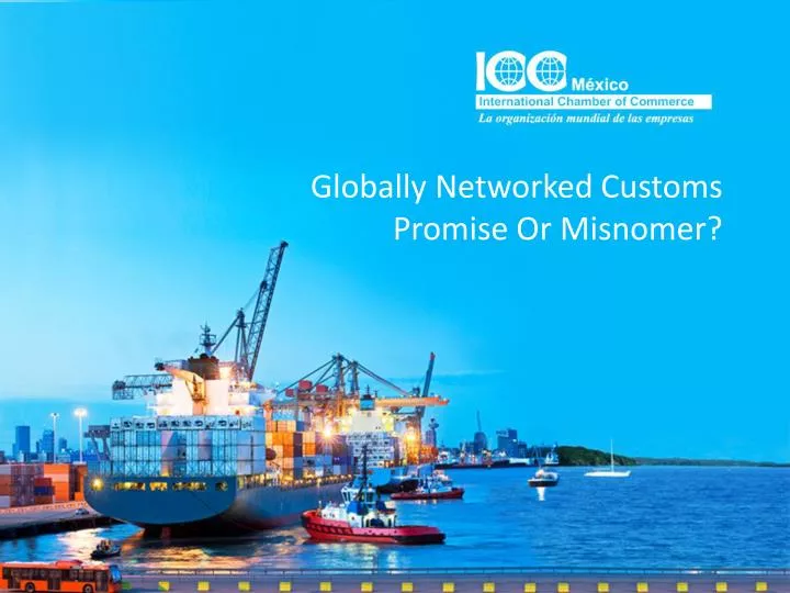 globally networked customs promise or misnomer