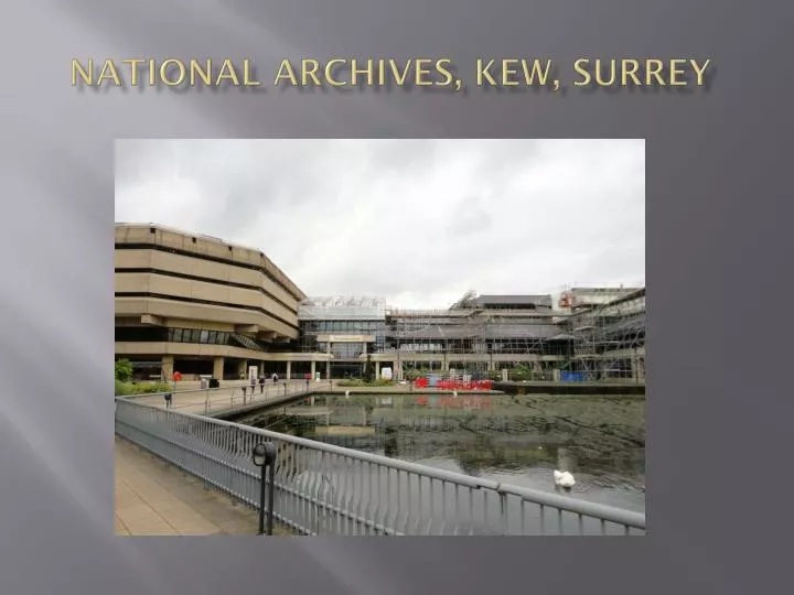 national archives kew surrey