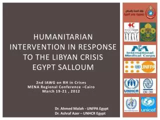 Humanitarian intervention in response to the Libyan crisis Egypt salloum